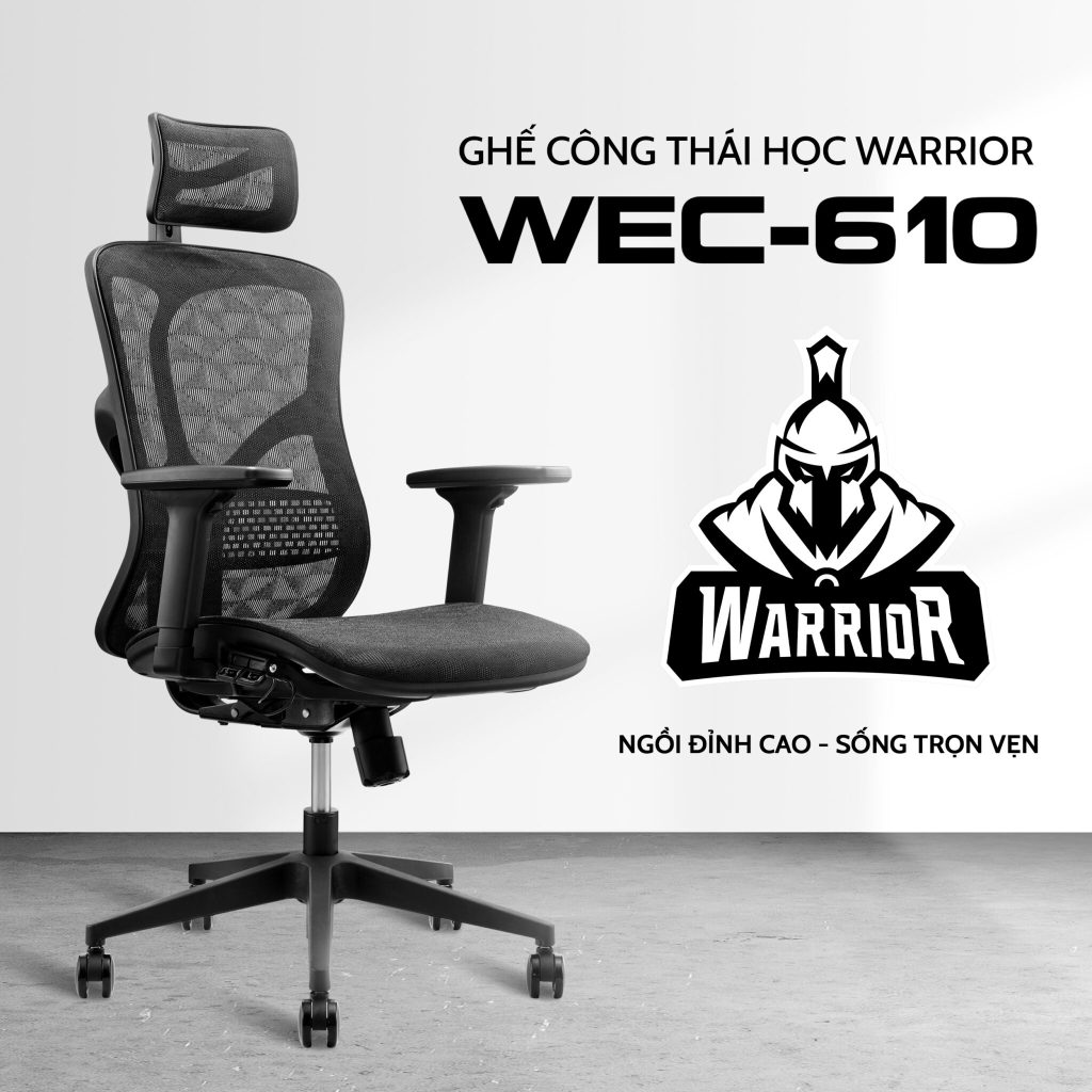 Ghế công thái học WARRIOR Ergonomic Marshal-WEC 610
