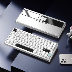 Bàn phím cơ PMO Wave75 Bạc