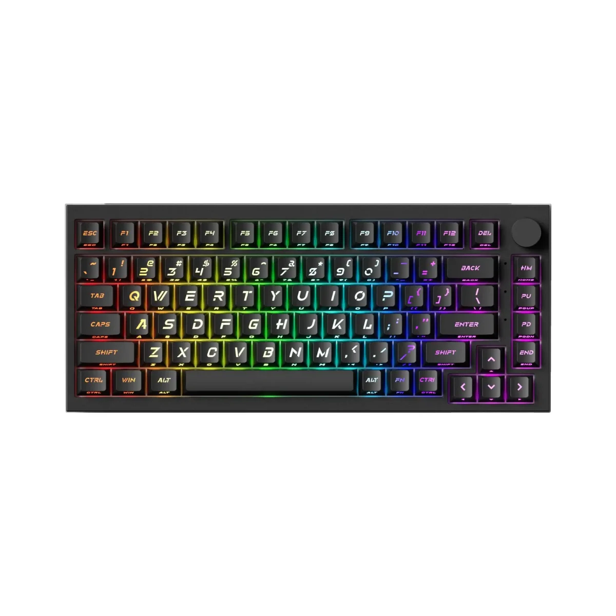 Bàn phím cơ AKKO 5075 V5 HE Z Caps – Black-17